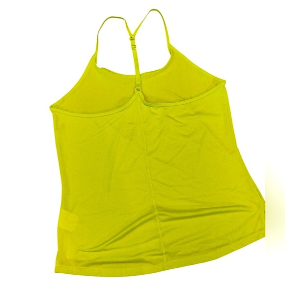 Nike women’s Bright Cactus Dri-Fit Indy Sports Bra Tank - sizeS Neon Gym minimal - Picture 4 of 4